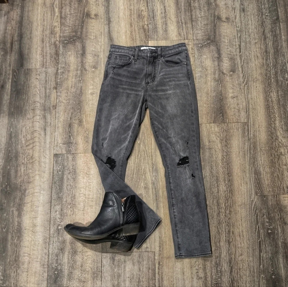 Sam Edelman High Rise Stiletto Straight Jean - Picture 2 of 7